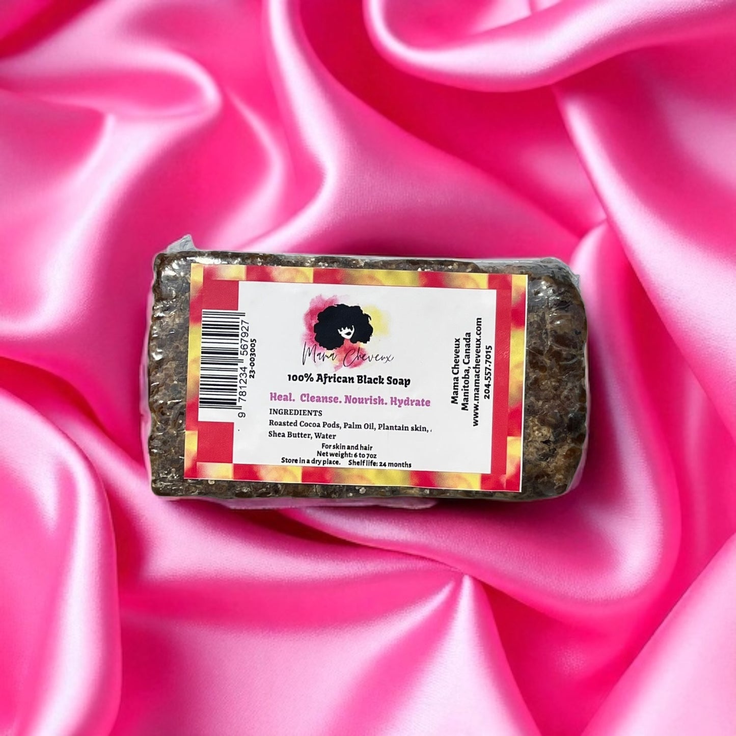 100% African Black Soap_6/7oz