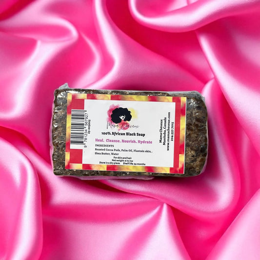 100% African Black Soap_6/7oz