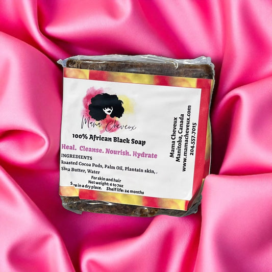 100% African Black Soap_4oz